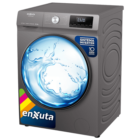 Lavasecarropas 6 Kgs. Inverter – Carga frontal – LSENX1610560S – Enxuta