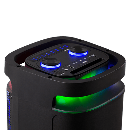 Party Box Portátil 6.5” x2  – Bluetooth, 400 Watts – PBENX2965D40 – Enxuta
