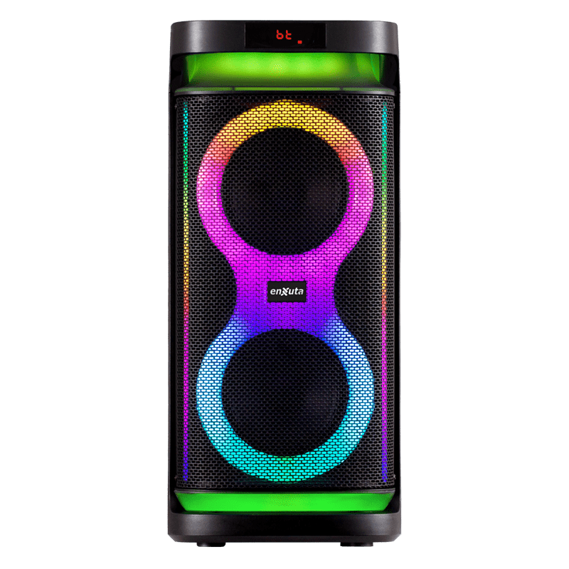 Party Box Portátil 6.5” x2  – Bluetooth, 400 Watts – PBENX2965D40 – Enxuta