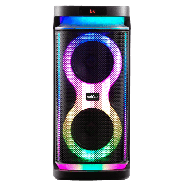 Party Box Portátil 6.5” x2  – Bluetooth, 400 Watts – PBENX2965D40 – Enxuta