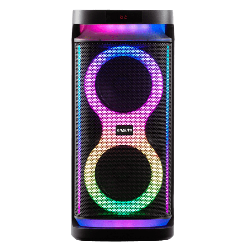 Party Box Portátil 6.5” x2  – Bluetooth, 400 Watts – PBENX2965D40 – Enxuta