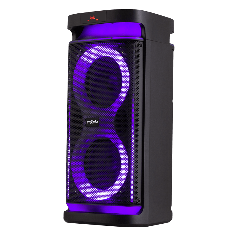 Party Box Portátil 6.5” x2  – Bluetooth, 400 Watts – PBENX2965D40 – Enxuta