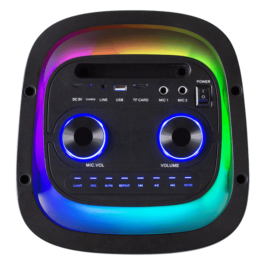 Party Box Portátil 6.5” x2  – Bluetooth, 400 Watts – PBENX2965D40 – Enxuta