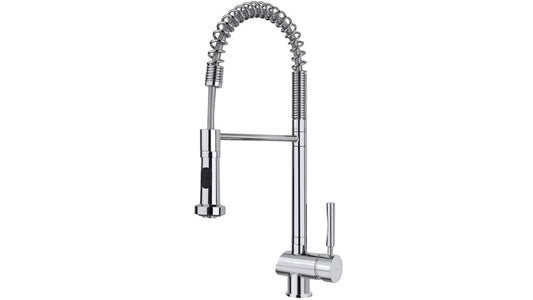 Grifo de cocina MY PRO Maneral extensible Caño giratorio 2 tipos de chorros Aireador anticalcáreo