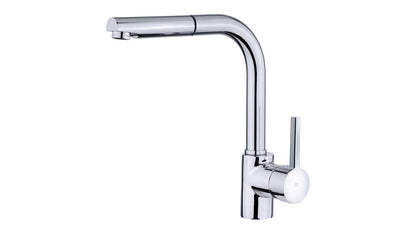 Grifo de cocina monomando con caño alto extraíble super resistente y aireador anticalcáreo