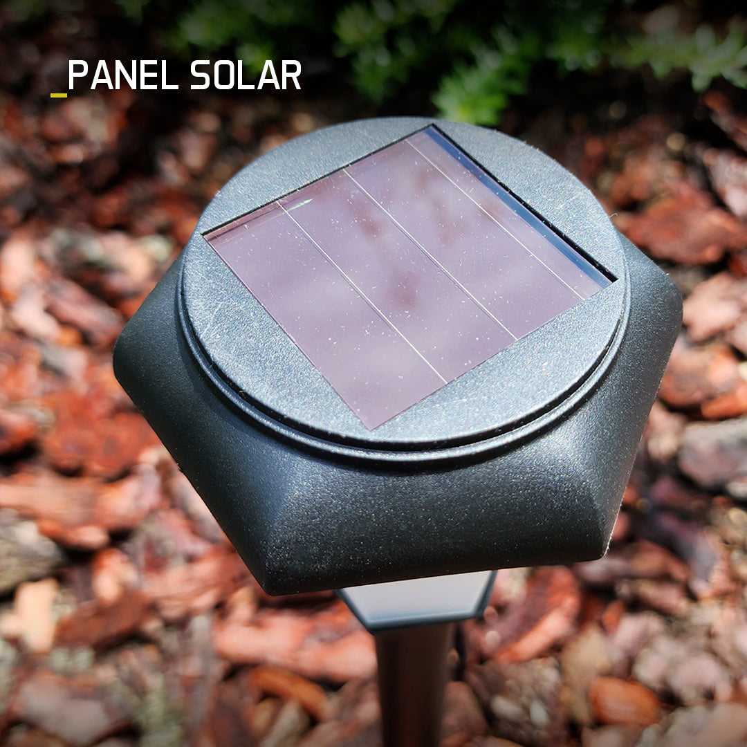 FAROL CAMINERO SOLAR TIPO FAROLITO PLASTICO LH2815