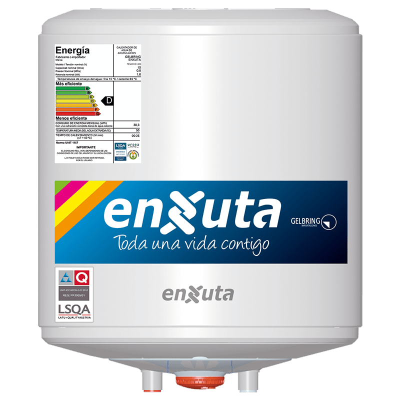 Termotanque de acero – TENX2115-1 – Enxuta
