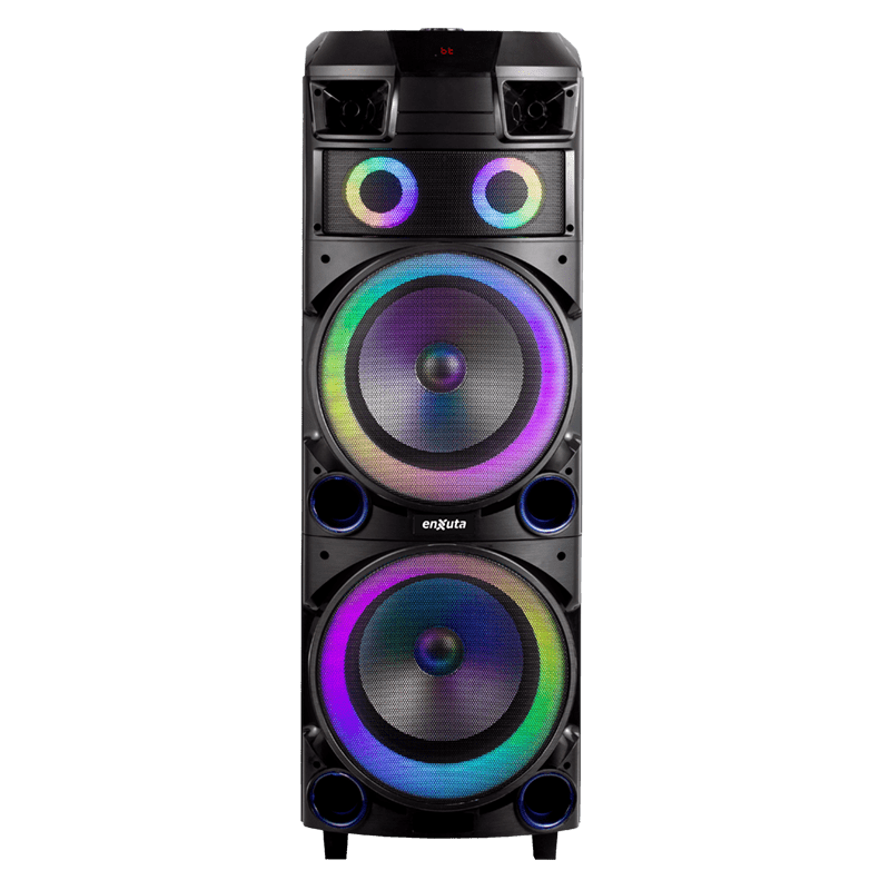 Torre de sonido 12” x2 Bluetooth, 800 Watts – TSENX2912D100 – ENXUTA
