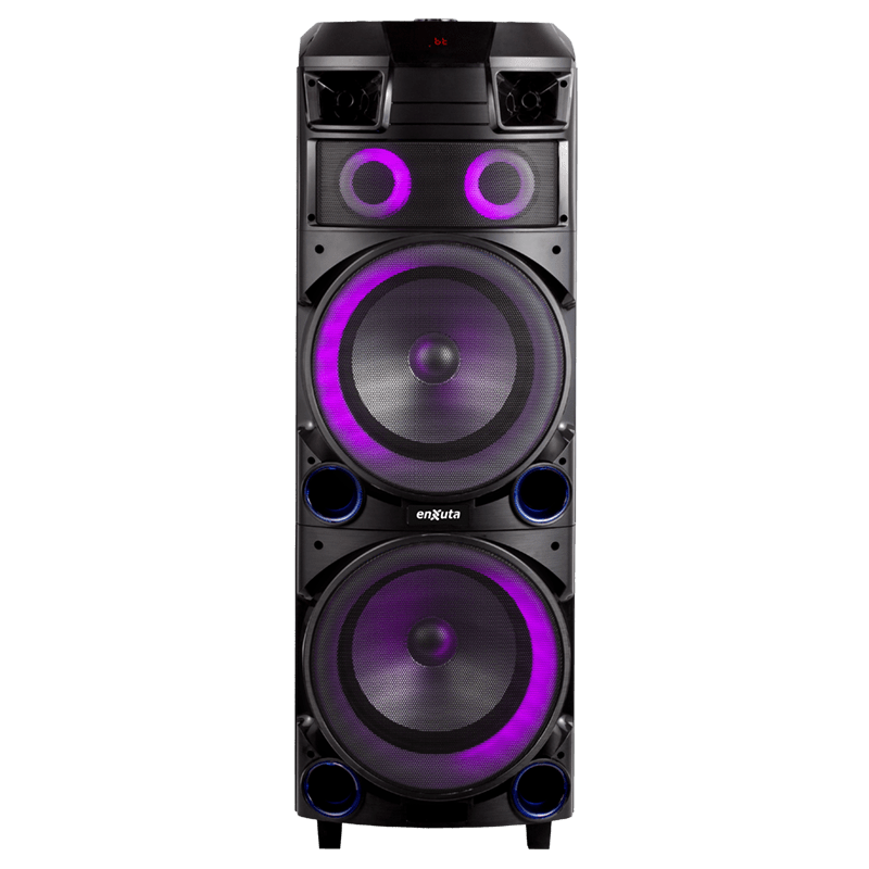Torre de sonido 12” x2 Bluetooth, 800 Watts – TSENX2912D100 – ENXUTA