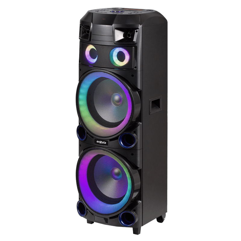 Torre de sonido 12” x2 Bluetooth, 800 Watts – TSENX2912D100 – ENXUTA