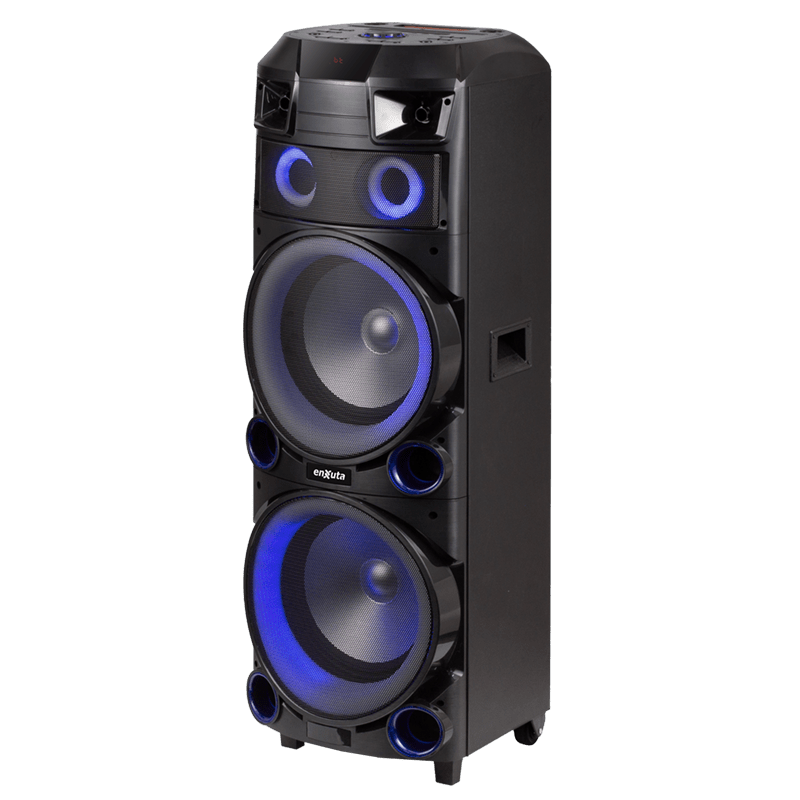 Torre de sonido 12” x2 Bluetooth, 800 Watts – TSENX2912D100 – ENXUTA