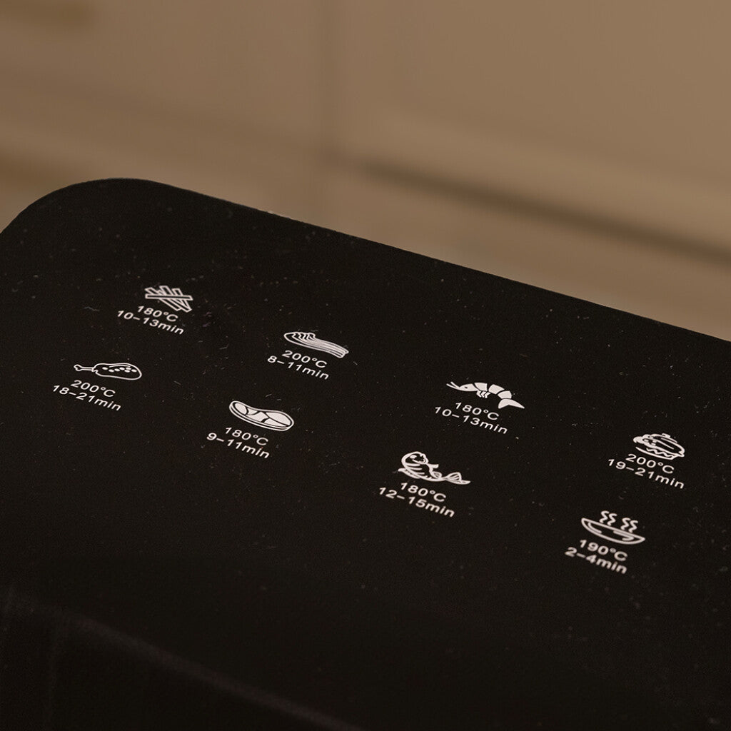 airfryer freidora sin aceite cesto de vidrio