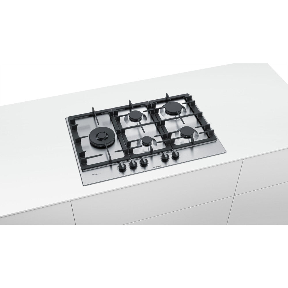 Anafe a gas Bosch PCS7A5B90 Inox 75 cm
