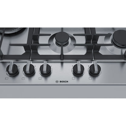 Anafe a gas Bosch PCS7A5B90 Inox 75 cm