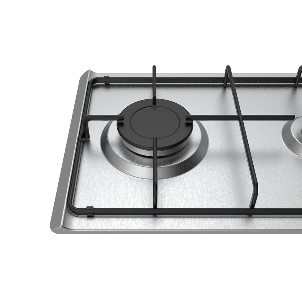 Anafe a gas Inox 2 hornallas Midea MG30SB005MN2B