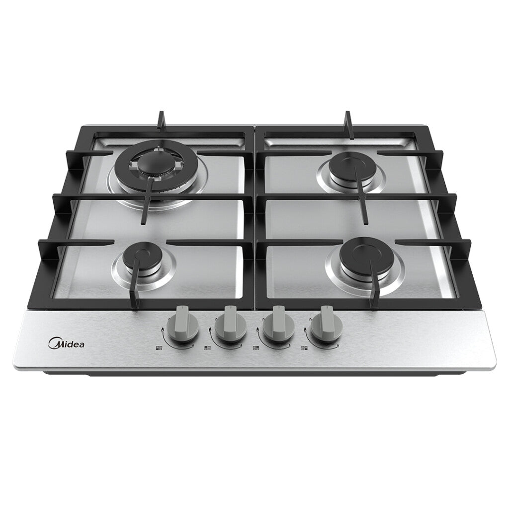 Anafe a gas Inox 4 hornallas Midea MG60SK005AH1B