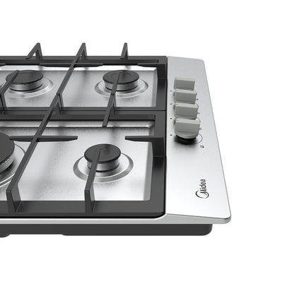 Anafe a gas Inox 4 hornallas Midea MG60SK005AH1B