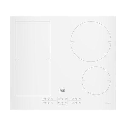 Anafe de inducción blanco 60cm 4 zonas Beko HII 64200 FMTW