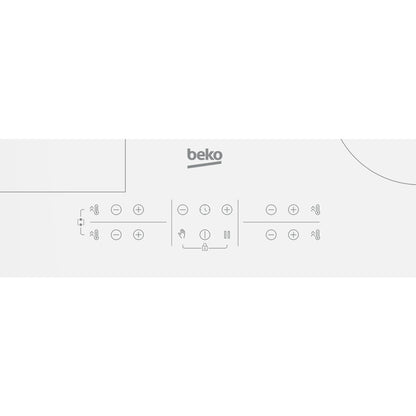Anafe de inducción blanco 60cm 4 zonas Beko HII 64200 FMTW