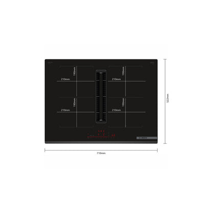 Anafe de Induccion Bosch PVQ731H26E c/extractor
