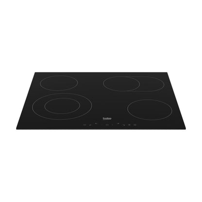 Anafe vitrocerámico 60cm 4 zonas Beko HIC 64403 T