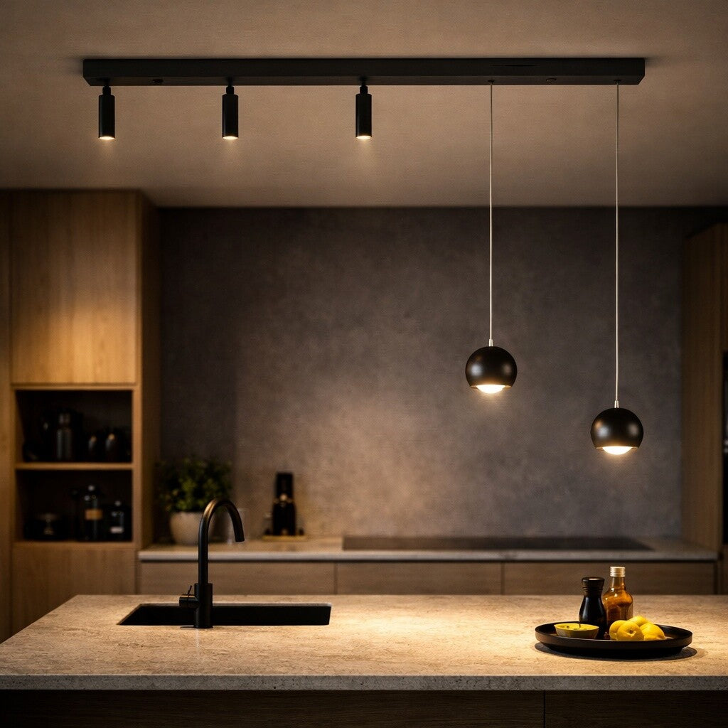 Aplique Colgante led con 3 spot direccionables 25W