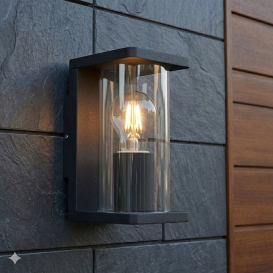 Aplique de pared estilo farol colonial 20cm