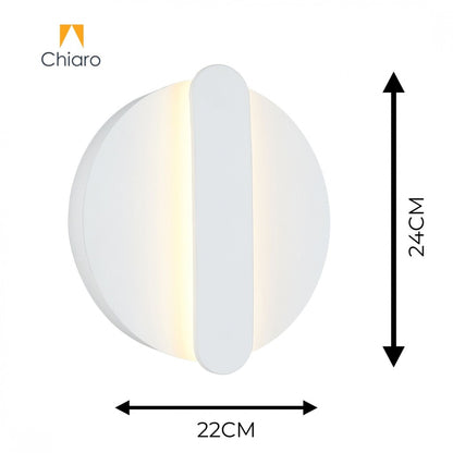 Aplique led circular luz indirecta 9w