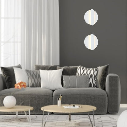 Aplique led circular luz indirecta 9w
