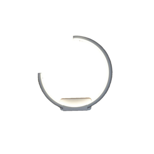 Aplique led circulo cortado 13w Luz neutra
