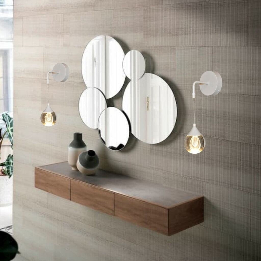 Aplique led de pared blanco efecto luz flotante 5W