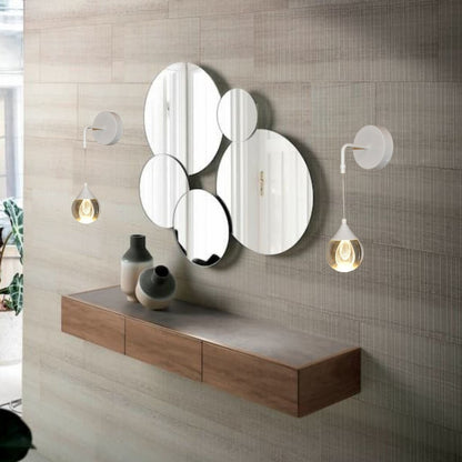 Aplique led de pared blanco efecto luz flotante 5W