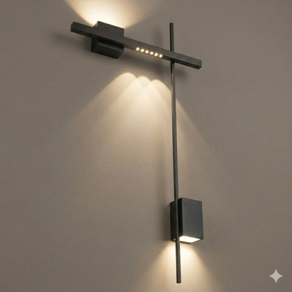Aplique led de pared doble cubo indirecto 18W