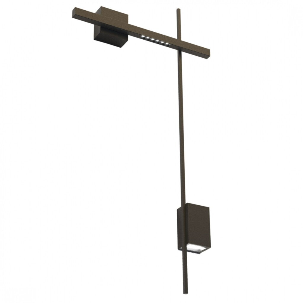 Aplique led de pared doble cubo indirecto 18W