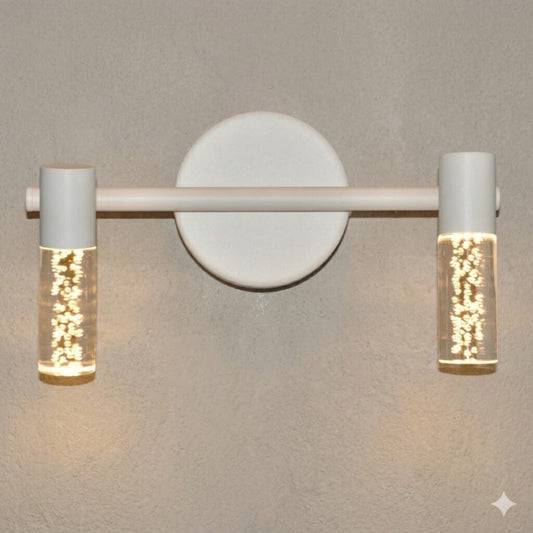 Aplique Led doble cilindro efecto agua 12W