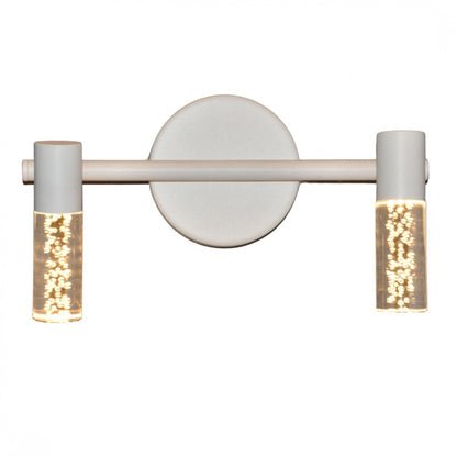 Aplique Led doble cilindro efecto agua 12W