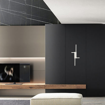 Aplique Led minimalista Diseño doble L 20W Cálido