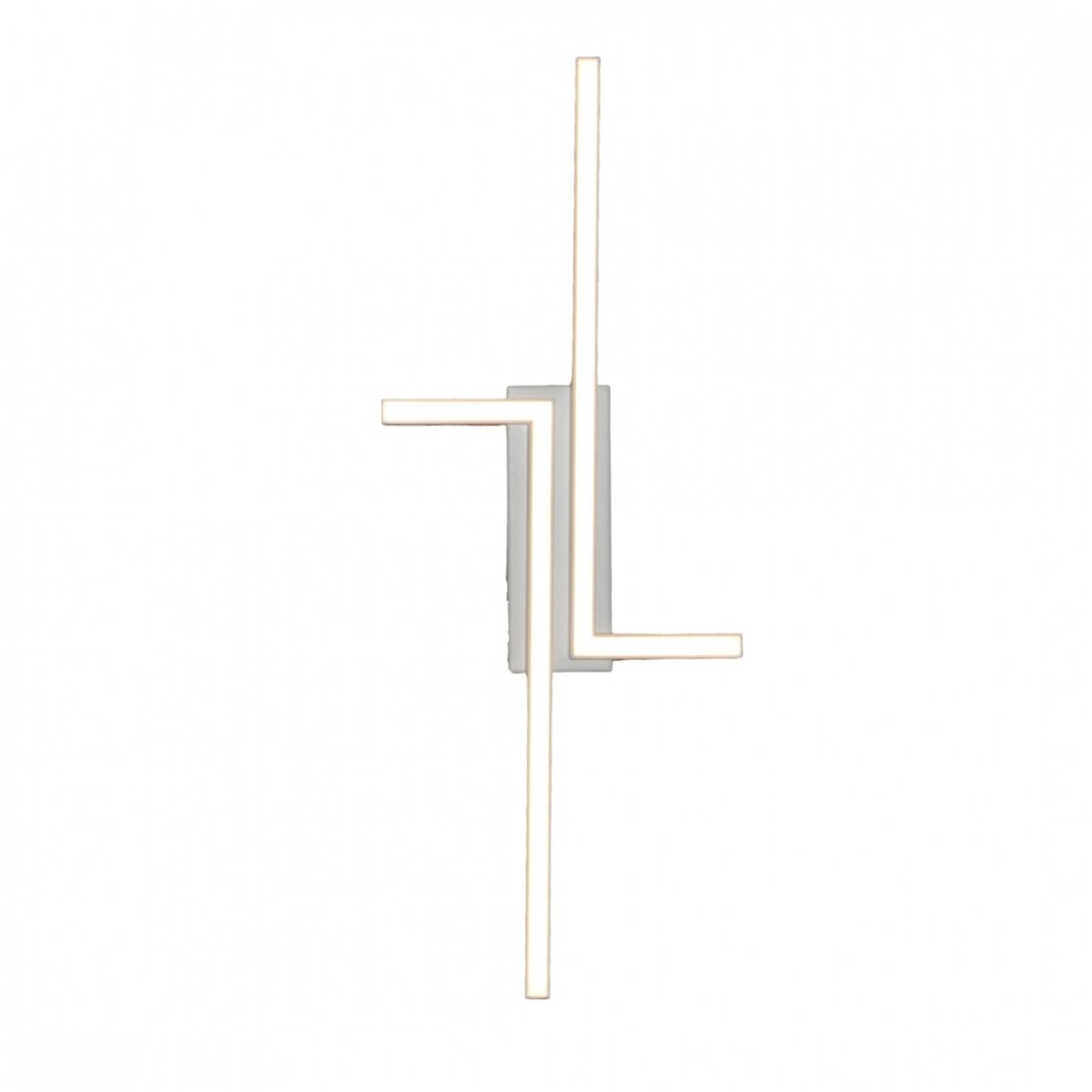 Aplique Led minimalista Diseño doble L 20W Cálido
