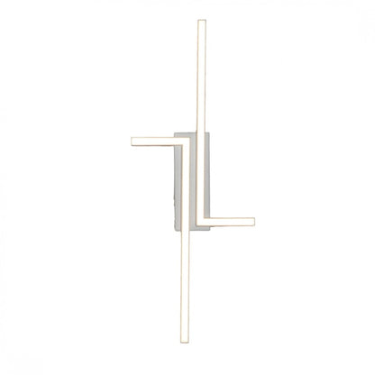 Aplique Led minimalista Diseño doble L 20W Cálido