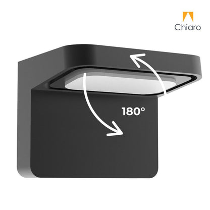 Aplique led pared rectangular moderno, luz cálida de área