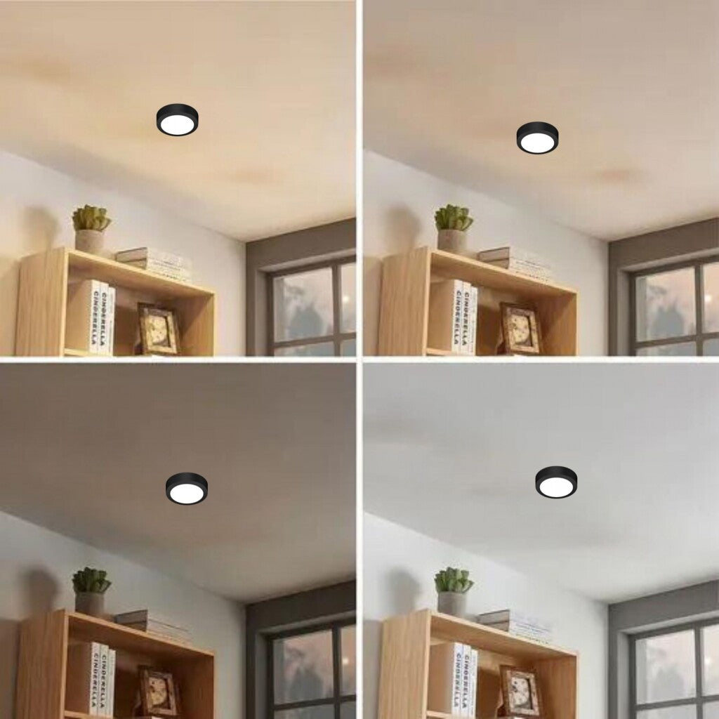 Aplique led plafón IP65 12w DIMERIZABLE 3 EN1