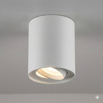 Aplique spot led 6w cilindro de techo cálido