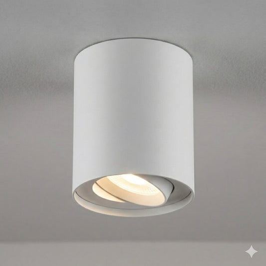 Aplique spot led 6w cilindro de techo cálido