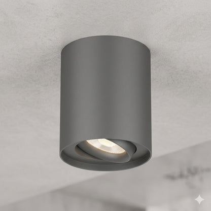 Aplique spot led 6w cilindro de techo cálido