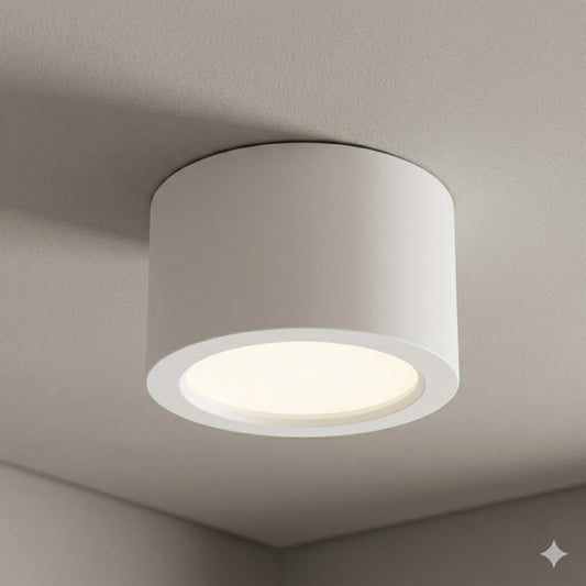 Aplique spot led cilindro de techo DIMERIZABLE