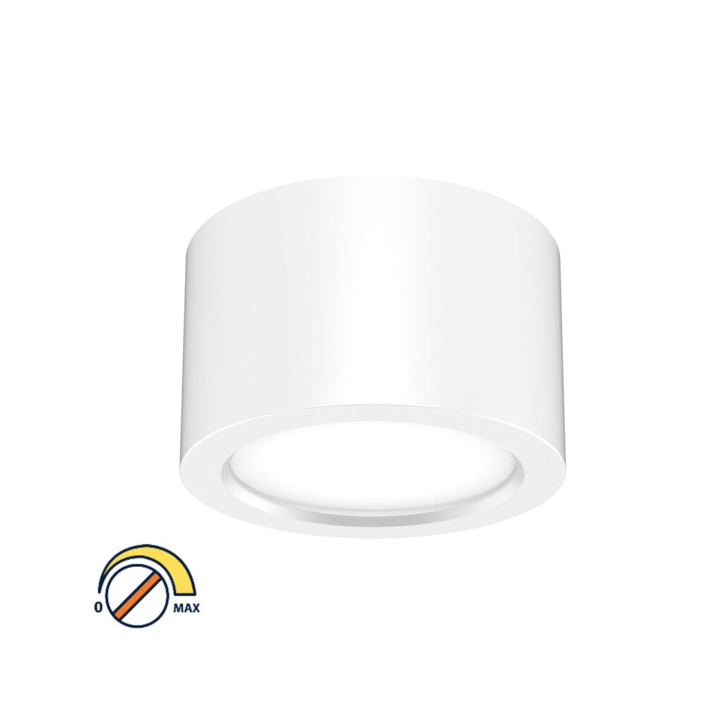 Aplique spot led cilindro de techo DIMERIZABLE
