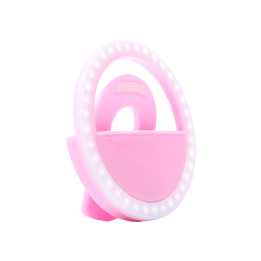 aro de luz led clip para celular
