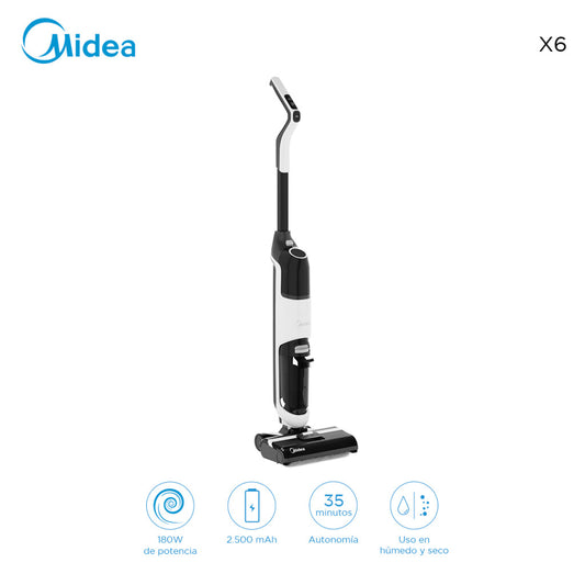 Aspiradora Trapeadora Wet-Dry 3 en 1 Midea X6