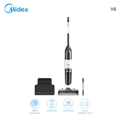 Aspiradora Trapeadora Wet-Dry 3 en 1 Midea X6