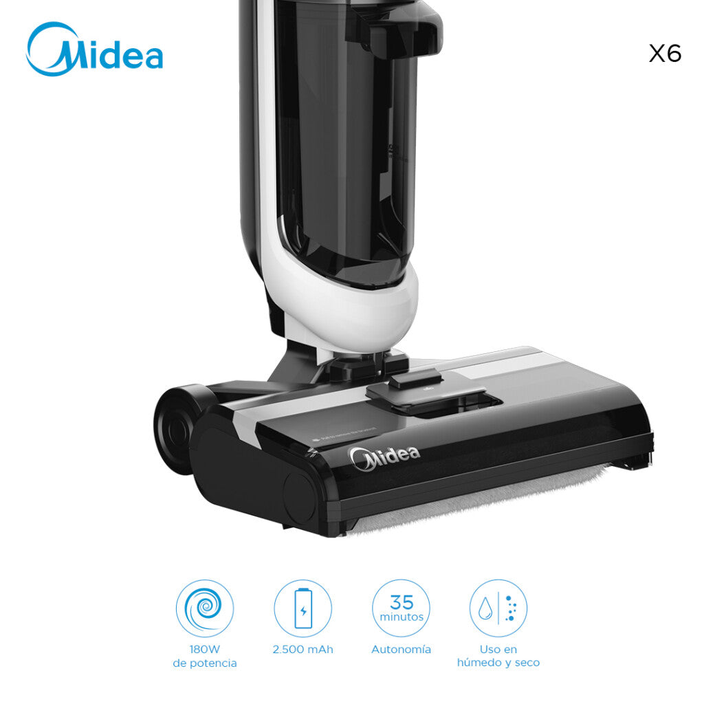 Aspiradora Trapeadora Wet-Dry 3 en 1 Midea X6